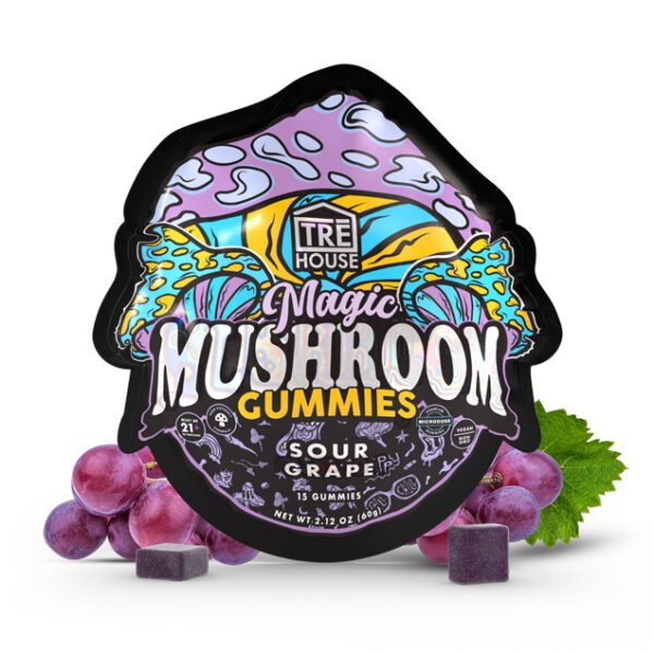 Sour Grape Magic Mushroom Gummies